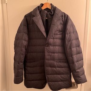 Spier & Mackay - Medium Gray Flannel - Down Blazer (S - US38)